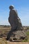 PLOUGUERNEAU, FRANCE - JULY 06Â : Statue on the coast in Plouguerneau, july 06, 2016